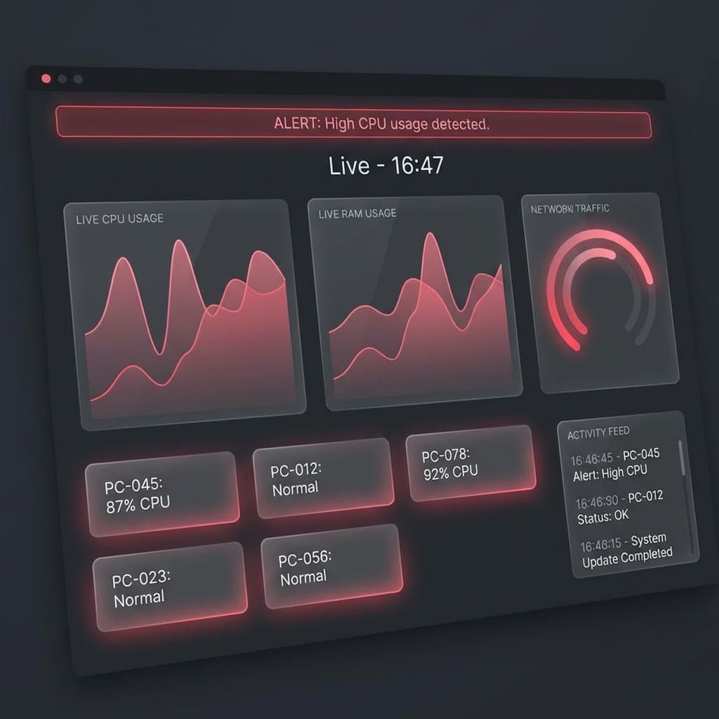 LiveOps Sentinel - proyecto de Real-Time Monitoring desarrollado por BLXK Studio