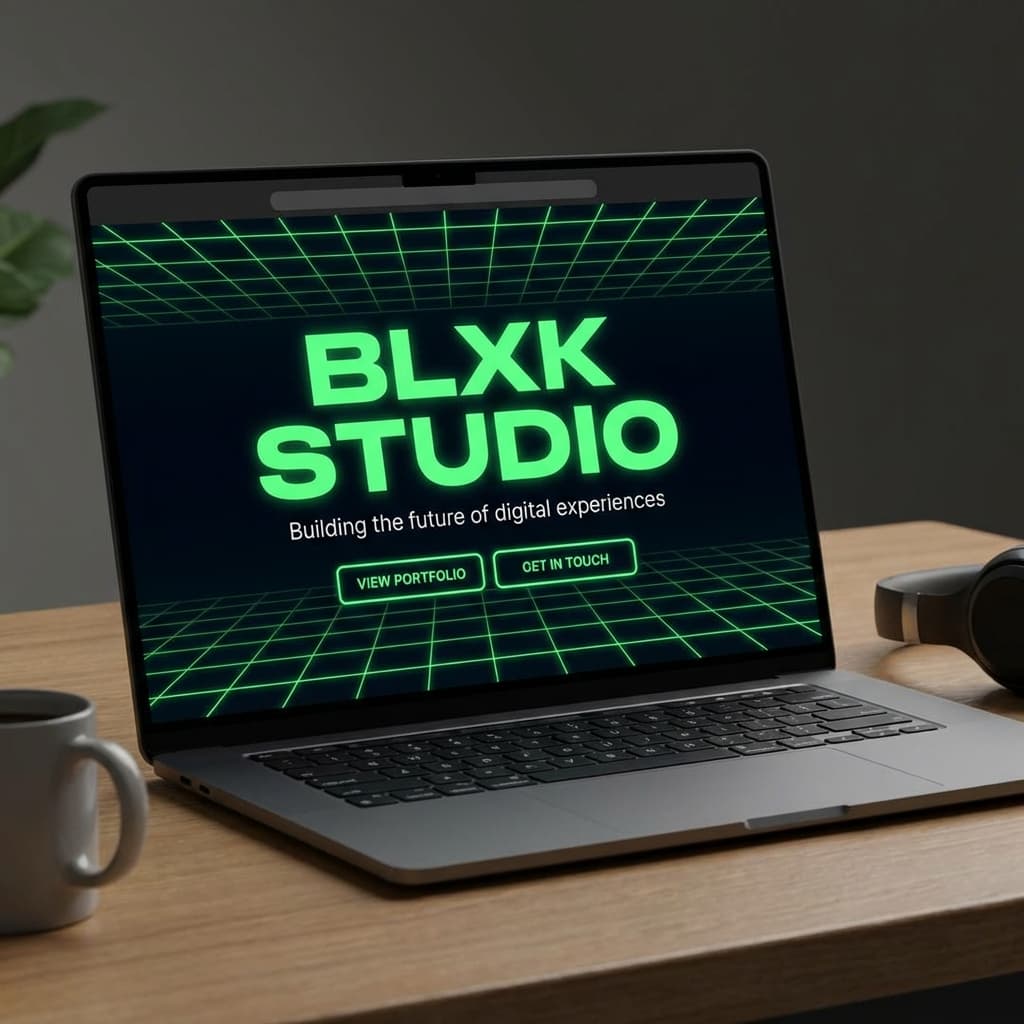 BLXK Studio Web - proyecto de Landing Page desarrollado por BLXK Studio